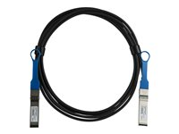 StarTech.com Câble SFP+ à connexion directe de 3 m - Compatible avec HP JD097C - Cordon SFP+ 10G - Câble Twinax passif - Câble DAC - Câble d'attache directe 10GBase - SFP+ verrouillé pour SFP+ verrouillé - 3 m - twinaxial - SFF-8431/SFF-8432 - passif - noir JD097CST