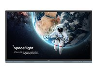 BenQ Board Master RM6504 - Classe de diagonale 65" écran LCD rétro-éclairé par LED - éducation/entreprise - avec tableau blanc interactif intégré, écran tactile (multitouch) - 4K UHD (2160p) 3840 x 2160 RM6504