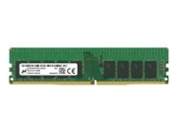 Micron - DDR4 - module - 32 Go - DIMM 288 broches - 3200 MHz / PC4-25600 - CL22 - 1.2 V - mémoire sans tampon - ECC MTA18ASF4G72AZ-3G2F1R