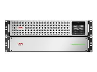 APC Smart-UPS en ligne SRTL1000RM4UXLI - Onduleur (rack-montable) (haute densité) - CA 220/230 V - 900 Watt - 1000 VA - Lithium Ion - Ethernet, RS-232, USB - connecteurs de sortie : 8 - 4U - 1.83 m cordon - noir avec lunette avant argentée SRTL1000RM4UXLI