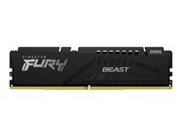 Kingston FURY Beast - DDR5 - kit - 64 Go: 2 x 32 Go - DIMM 288 broches - 5600 MHz / PC5-44800 - CL40 - 1.25 V - mémoire sans tampon - on-die ECC KF556C40BBK2-64