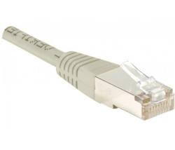 Cordon RJ45 catégorie 6 F/UTP gris - 2 m MC842200