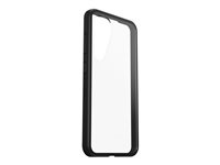 OtterBox React Series - Coque de protection pour téléphone portable - polycarbonate, élastomère thermoplastique (TPE) - cristal noir (incolore/noir) - pour Samsung Galaxy S24 77-94795