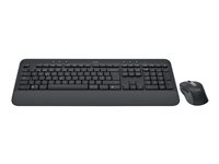 Logitech Signature MK650 Combo for Business - Ensemble clavier et souris - sans fil - Bluetooth LE - QWERTY - International US - graphite 920-011004