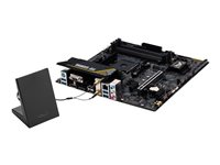 ASUS TUF GAMING A520M-PLUS WIFI - Carte-mère - micro ATX - Socket AM4 - AMD A520 Chipset - USB 3.2 Gen 1 - Bluetooth, Gigabit LAN, Wi-Fi - carte graphique embarquée (unité centrale requise) - audio HD (8 canaux) 90MB17F0-M0EAY0