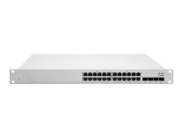 Cisco Meraki Cloud Managed MS225-24 - Commutateur - Géré - 24 x 10/100/1000 + 4 x SFP+ - Montable sur rack, de bureau MS225-24-HW