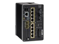 Cisco Catalyst IE3200 Rugged Series - Network Essentials - commutateur - Géré - 8 x 10/100/1000 + 2 x Gigabit SFP - Montage sur rail DIN - DC power IE-3200-8T2S-E