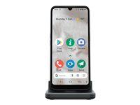 DORO 8100 - 4G smartphone - RAM 2 Go / Mémoire interne 32 Go - microSD slot - 6.1" - 1560 x 720 pixels - 3 x caméras arrière 13 MP, 2 MP, 2 MP - front camera 5 MP - avec Montre Doro verte - gris 8384