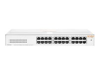 HPE Aruba Instant On 1430 24G Switch - Commutateur - non géré - 24 x 10/100/1000 - de bureau, Montable sur rack, fixation murale - BTO R8R49A#ABB