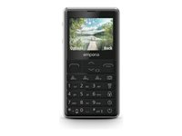 emporiaPRIME LTE - 4G téléphone de service - RAM 64 Mo / Mémoire interne 128 Mo - microSD slot - Écran LCD - 320 x 240 pixels - rear camera 2 MP M76-LTE_001