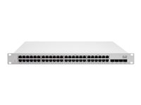 Cisco Meraki Cloud Managed MS225-48 - Commutateur - Géré - 48 x 10/100/1000 + 4 x SFP+ 10 Go (liaison montante) - Montable sur rack MS225-48-HW