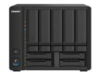 QNAP TS-932PX - Serveur NAS - 9 Baies - SATA 6Gb/s - RAID RAID 0, 1, 5, 6, 10, 50, JBOD, disque de réserve 5, 6 disques de secours, 60, disque de réserve 50, disque de réserve 10, disque de réserve 1, disque de réserve 60 - RAM 4 Go - Gigabit Ethernet / 2.5 Gigabit Ethernet / 10 Gigabit Ethernet - iSCSI support TS-932PX-4G