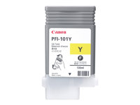 Canon PFI-101 Y - Jaune - original - réservoir d'encre - pour imagePROGRAF iPF5000, iPF5100, iPF6000S, iPF6100, iPF6200 0886B001