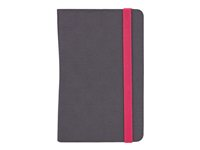 Case Logic SureFit Classic Folio for 8" Tablets - Protection d'écran pour tablette - polyester - gris foncé - 8" CBUE1108DG