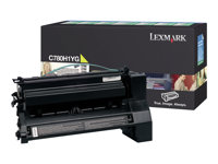 Lexmark - À rendement élevé - jaune - original - cartouche de toner LCCP, LRP - pour Lexmark C780dn, C780dtn, C780n, C782dn, C782dtn, C782n, X782e C780H1YG