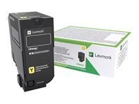 Lexmark - Jaune - original - cartouche de toner LCCP, Entreprise Lexmark - pour Lexmark CS720de, CS720dte, CS725de, CS725dte, CX725de, CX725dhe, CX725dthe 74C2SYE