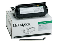 Lexmark - À rendement élevé - noir - original - cartouche d'encre pour impression d'étiquettes LCCP, LRP - pour Lexmark T630, T632, T634, T634dtn-32, X630, X632, X634 12A7468