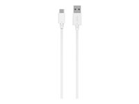 Bigben - Câble USB - USB (M) pour 24 pin USB-C (M) - 3 A - 1.2 m - blanc CBLAC2MW