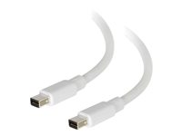 C2G 3m Mini DisplayPort Cable 4K UHD M/M - White - Câble DisplayPort - Mini DisplayPort (M) pour Mini DisplayPort (M) - 3 m - blanc 84412