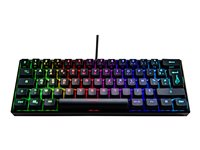 SureFire KingPin M1 - Clavier - 60% - backlit - USB - AZERTY - Français - commutateur : interrupteur rouge - boîte 48717