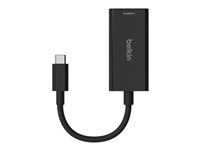 Belkin Connect - Adaptateur vidéo - 24 pin USB-C mâle pour HDMI femelle - noir - support pour 8K60Hz, support pour 4K144Hz AVC013BTBK