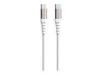 Force Power - Câble USB - 24 pin USB-C (M) pour 24 pin USB-C (M) - 3 A - 1.2 m - blanc FPLICC1M2W