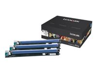 Lexmark - Pack de 3 - couleur - kit photoconducteur LCCP - pour Lexmark C950, X950, X952, X954, XS950, XS955 C950X73G