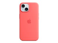 Apple - Coque de protection pour téléphone portable - compatibilité avec MagSafe - silicone - goyage - pour iPhone 15 MT0V3ZM/A