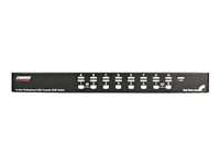 StarTech.com Commutateur KVM PS/2 USB 16 ports 1U empilables sur rack avec OSD - Commutateur KVM - 16 x KVM port(s) - 1 utilisateur local - de bureau - pour P/N: 2POSTRACK42, 4POSTRACK12U, 4POSTRACK25U, RK3236BKF, RK960CP, RKQMCAB12, RKWOODCAB12 SV1631DUSBGB