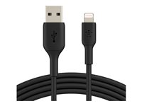 Belkin BOOST CHARGE - Câble Lightning - Lightning mâle pour USB mâle - 2 m - noir CAA001BT2MBK