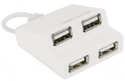 Hub 4 ports usb 2.0 desktop blanc MC021104