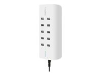 Belkin ROCKSTAR - Station de charge - 120 Watt - 10 connecteurs de sortie (10 x USB de type A de 4 broches) B2B139VF