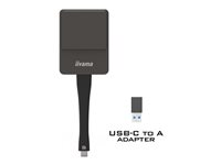 iiyama WP D002C - Adaptateur de diffusion en continu de support réseau - argent/noir WP D002C