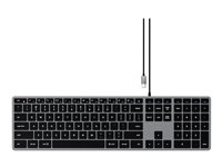 Satechi Slim W3 - Clavier - rétroéclairé - USB-C - AZERTY - Français ST-UCSW3M-FR