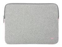 Mobilis Skin - Housse d'ordinateur portable - mousse à mémoire de forme - 12.5" - 14" - gris, rose 049015