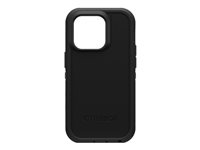 OtterBox Defender Series XT - ProPack Packaging - coque de protection pour téléphone portable - robuste - compatibilité avec MagSafe - polycarbonate, caoutchouc synthétique, 50 % de plastique recyclé - noir - pour Apple iPhone 14 Pro 77-89121