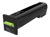 Lexmark - À rendement élevé - noir - original - cartouche de toner LCCP - pour Lexmark CS820de, CS820dte, CS820dtfe, CX820de, CX820dtfe, CX825de, CX825dte, CX825dtfe 72K0X10