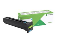 Lexmark - Ultra High Yield - cyan - original - cartouche de toner LCCP, LRP, Entreprise Lexmark - pour Lexmark CX860de, CX860dte, CX860dtfe 82K2UCE