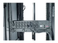 PDU en rack avec compteur APC AP7822B - Unité de distribution secteur (rack-montable) - CA 200/208/230 V - entrée : IEC 60309 32A - connecteurs de sortie : 16 (power IEC 60320 C13, IEC 60320 C19) - 2U - 3.66 m cordon - pour P/N: SCL400RMJ1U, SCL500RMI1UC, SCL500RMI1UNC, SMTL1000RMI2UC, SMTL750RMI2UC AP7822B