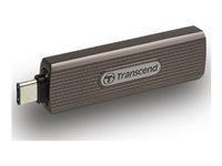 Transcend ESD330C - SSD - chiffré - 512 Go - externe (portable) - USB (USB-C connecteur) - AES 256 bits - brun grisâtre foncé TS512GESD330C