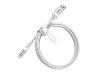 OtterBox Premium - Câble Lightning - USB mâle pour Lightning mâle - 1 m - blanc nuage 78-52640