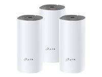 TP-Link Deco E4 - - système Wi-Fi - (3 routeurs) - maillage - Wi-Fi 5 - Bi-bande (pack de 3) DECO E4(3-PACK)