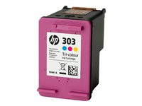 HP 303 - 4 ml - couleur (cyan, magenta, jaune) - original - cartouche d'encre - pour ENVY Photo 62XX, Photo 71XX, Photo 78XX; ENVY Inspire 72XX, 79XX; Tango; Tango X T6N01AE#301