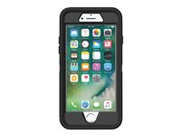 OtterBox Defender Series Apple iPhone 7 - ProPack "Each" - boîtier de protection pour téléphone portable - robuste - polycarbonate, caoutchouc synthétique - noir - pour Apple iPhone 7, 8, SE (2e génération), SE (3rd generation) 77-54088