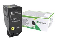 Lexmark - Jaune - original - cartouche de toner LCCP, Entreprise Lexmark - pour Lexmark CS720de, CS720dte, CS725de, CS725dte, CX725de, CX725dhe, CX725dthe 74C20YE