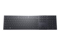 Dell Premier KB900 - Clavier - collaboration - rétroéclairé - sans fil - 2.4 GHz, Bluetooth 5.1 - AZERTY - Français - graphite - avec 3 years NBD Advance Exchange KB900-GR-FR