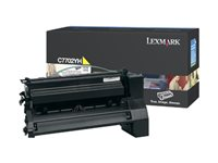 Lexmark - À rendement élevé - jaune - original - cartouche de toner LCCP - pour Lexmark C770dn, C770dtn, C770n, C772, C772dn, C772dtn, C772n, X772e, X772es C7702YH