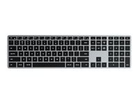 Satechi Slim X3 - Clavier - rétroéclairé - Bluetooth - AZERTY - Français ST-BTSX3M-FR