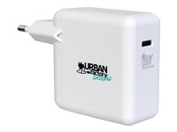 Urban Factory CYCLEE - Adaptateur secteur - éco-conçu - 65 Watt - blanc GSC65UF