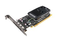 NVIDIA Quadro P1000 - Carte graphique - Quadro P1000 - 4 Go GDDR5 - PCIe 3.0 x16 - 4 x Mini DisplayPort - pour ThinkCentre M75t Gen 2; ThinkStation P320; P330; P330 Gen 2; P340; P410; P520; P720; P920 4X60N86661